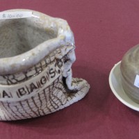 Pottery Tea Bag Holder and Jug