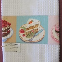 Tea Towel with cake slices