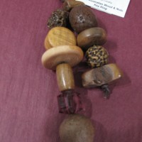 Wood and Nuts Keyring