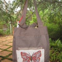 Reversible Material Bag - Butterfly 2