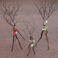 Reindeers - uniquely locally crafted from bush wood