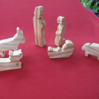 Wooden Nativity Setting 19mm