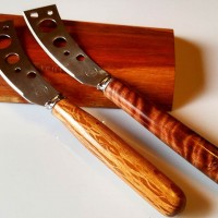 Sheoak and WA Peppermint Holey Cheese Knives
