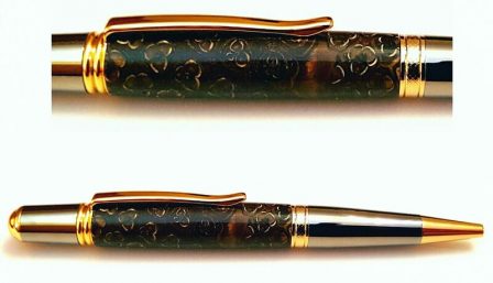 Liquid Amber Nut and Resin Pen