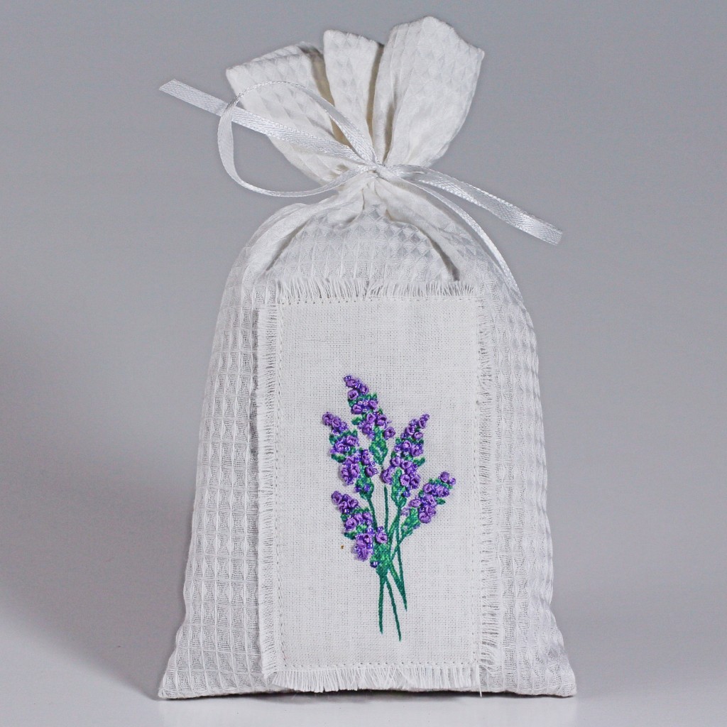 Lavender Embroidered Potpourri Sachet