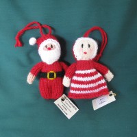 Christmas Tree Decorations - Santa and Mrs