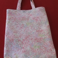 Library Bags 280 W X 350 D Pink Floral
